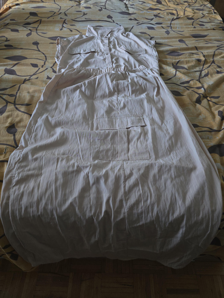 Beige Dress with Pockets🥕