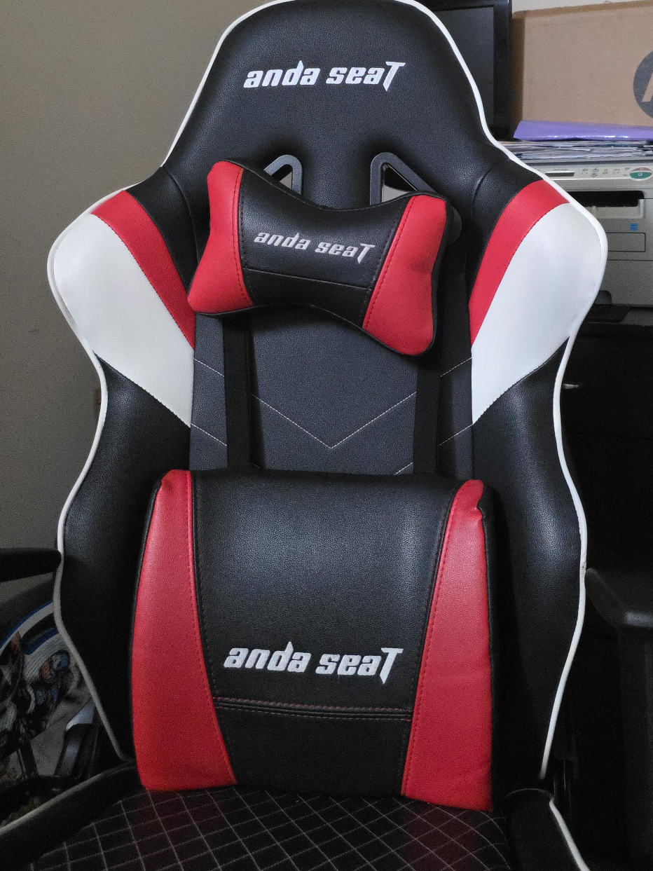 Anda Seat Gaming Chair - Black, Red, White thumbnail