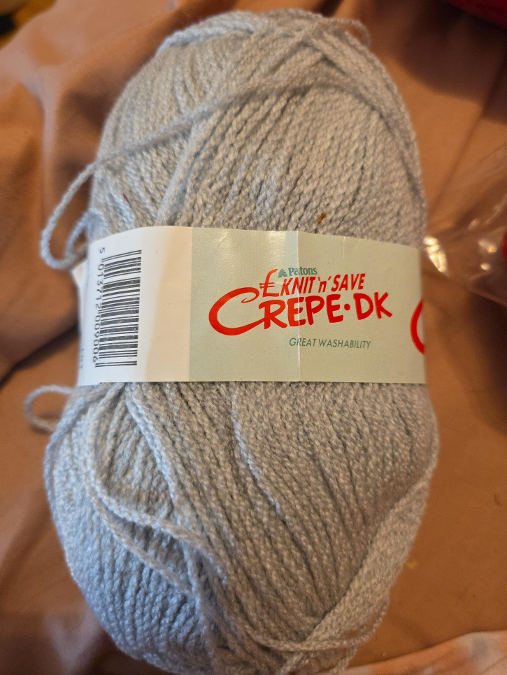 Patons Knit n' Save Crepe DK Yarn - Grey