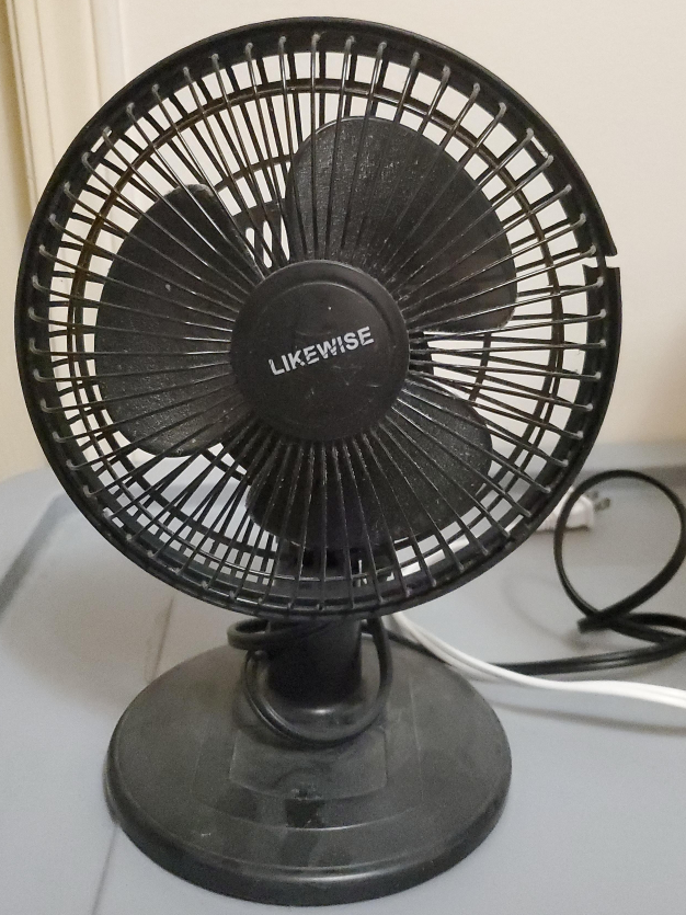 LIKEWISE Black Desk Fan thumbnail