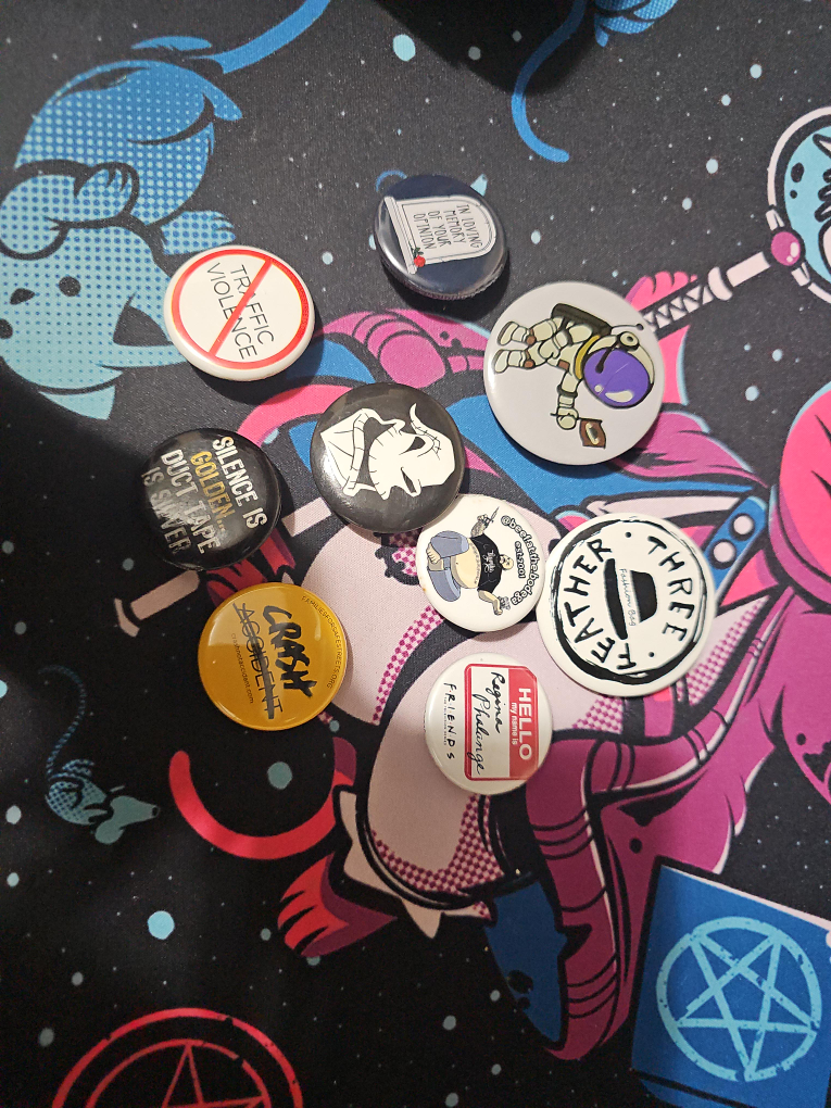 Assorted Pinback Buttons thumbnail