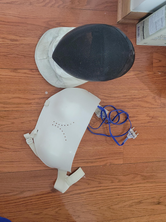 Fencing Mask and Chest Protector thumbnail