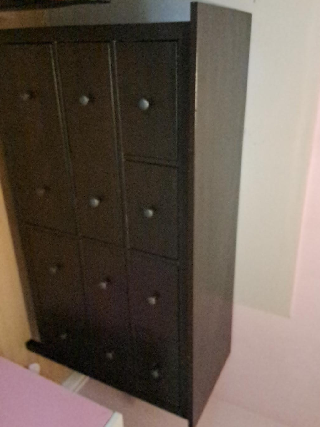 Dark Brown 9-Drawer Dresser thumbnail