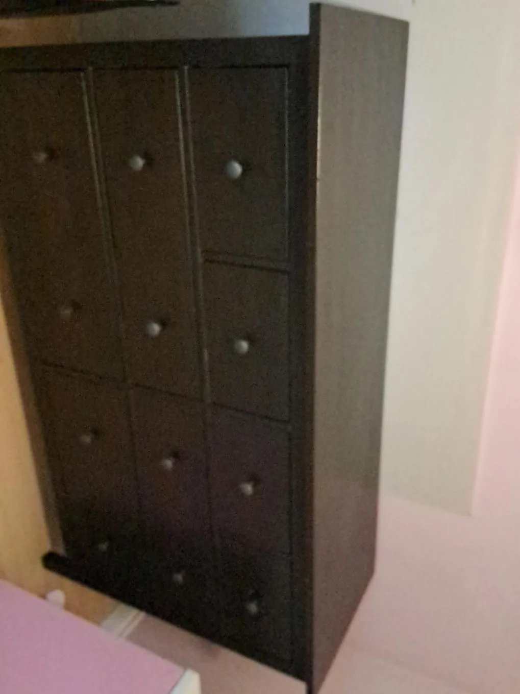 Dark Brown 9-Drawer Dresser