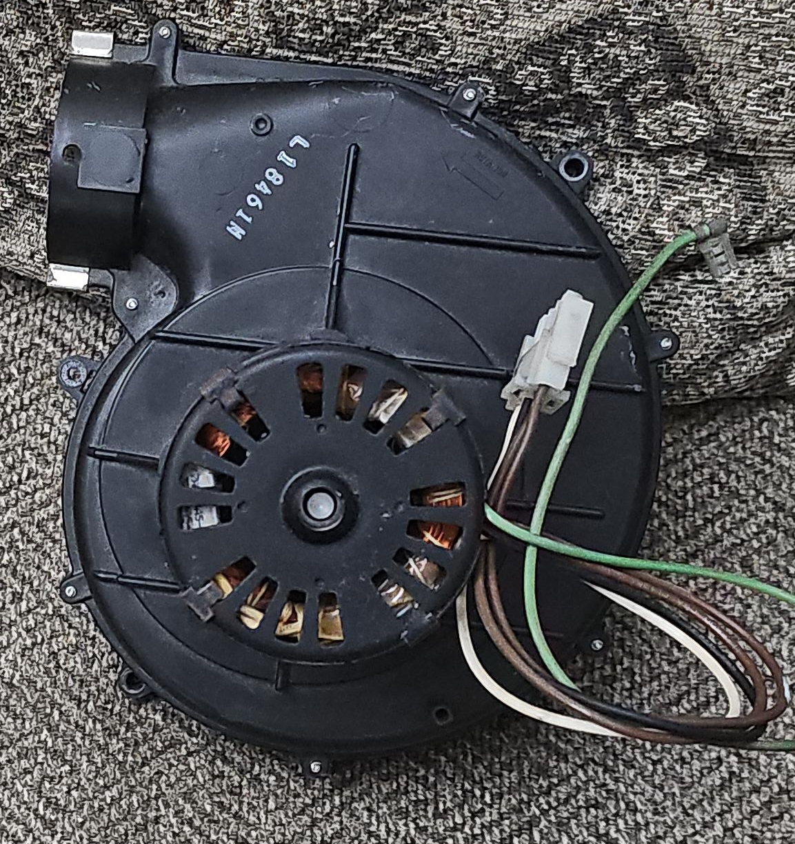 Black Blower Motor L18461N thumbnail