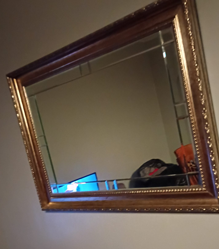Framed Wall Mirror - Gold Finish thumbnail