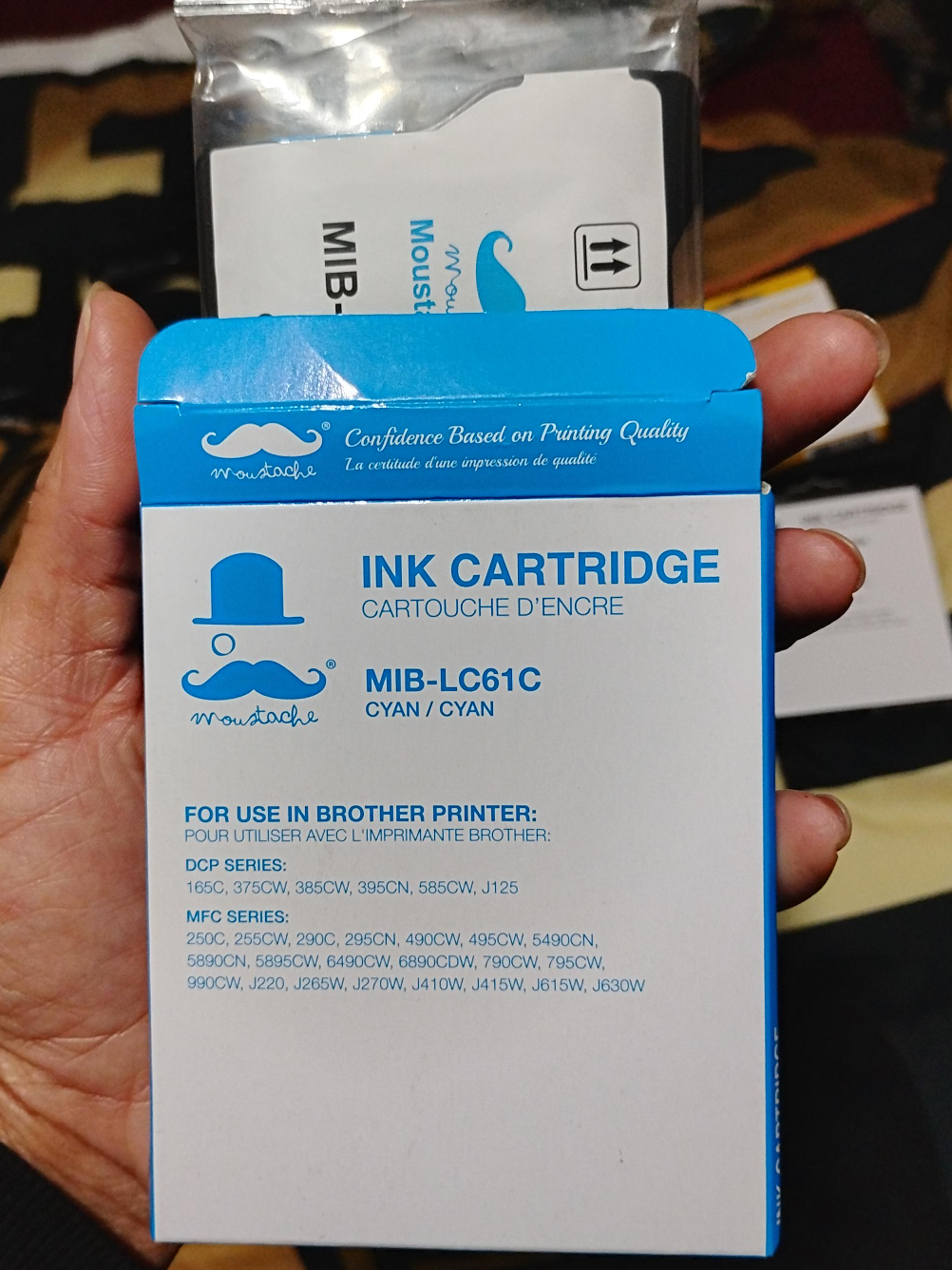 Moustache MIB-LC61C Cyan Ink Cartridge for Brother Printer thumbnail