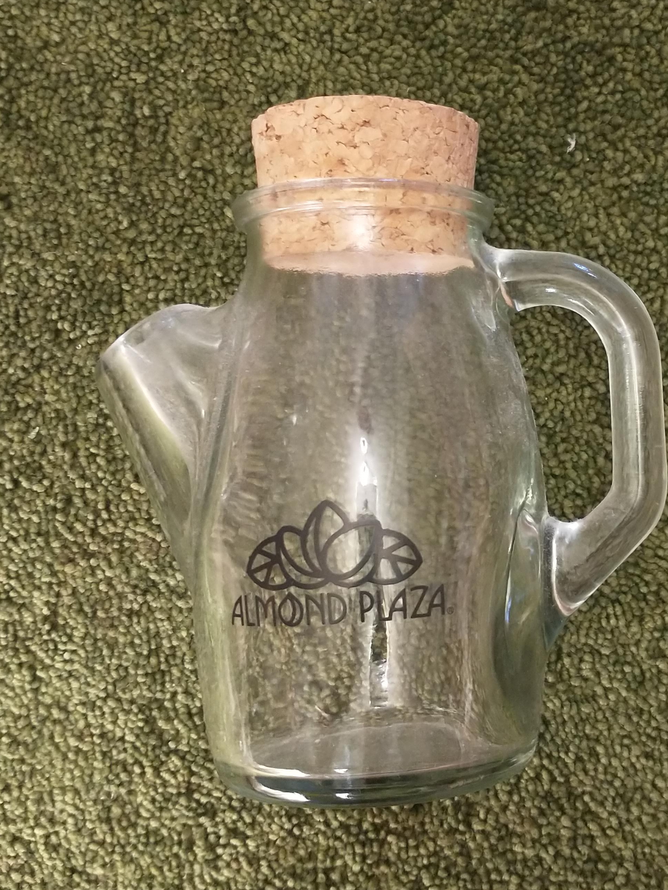 Mini Glass Pitcher with Cork Stopper thumbnail