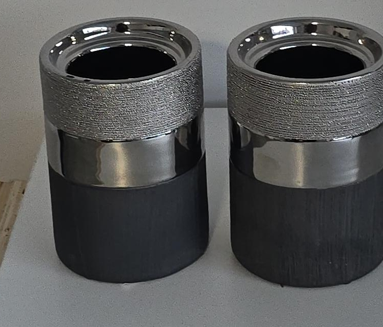 Black & Silver Decorative Vases (Set of 2) thumbnail