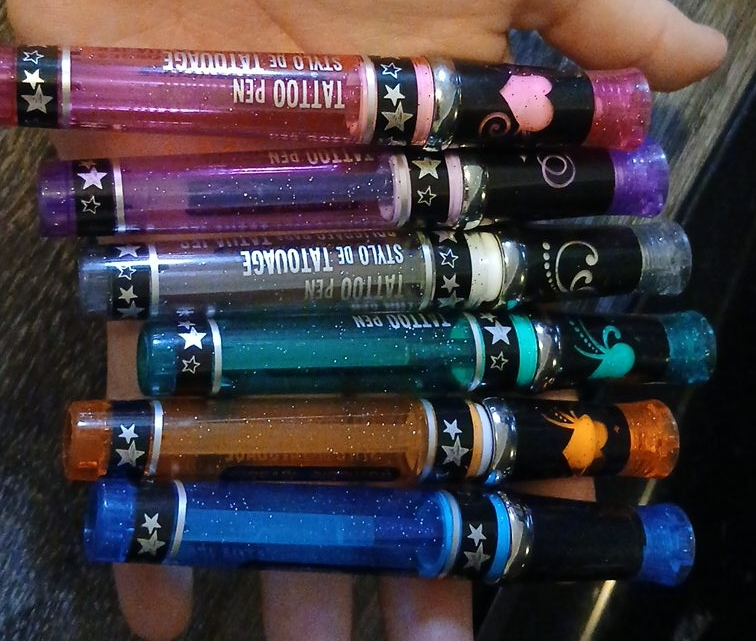 Tattoo Pens - Assorted Colours thumbnail