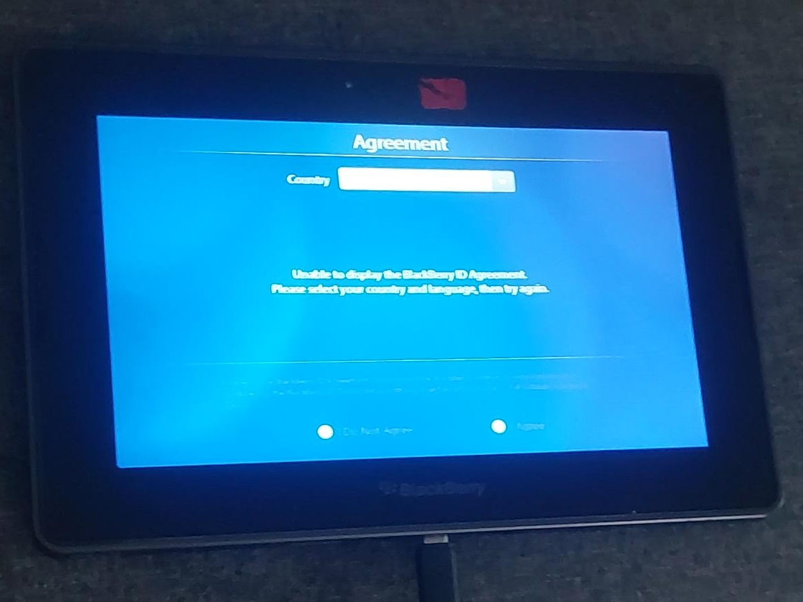 BlackBerry Tablet (FOR PARTS) thumbnail