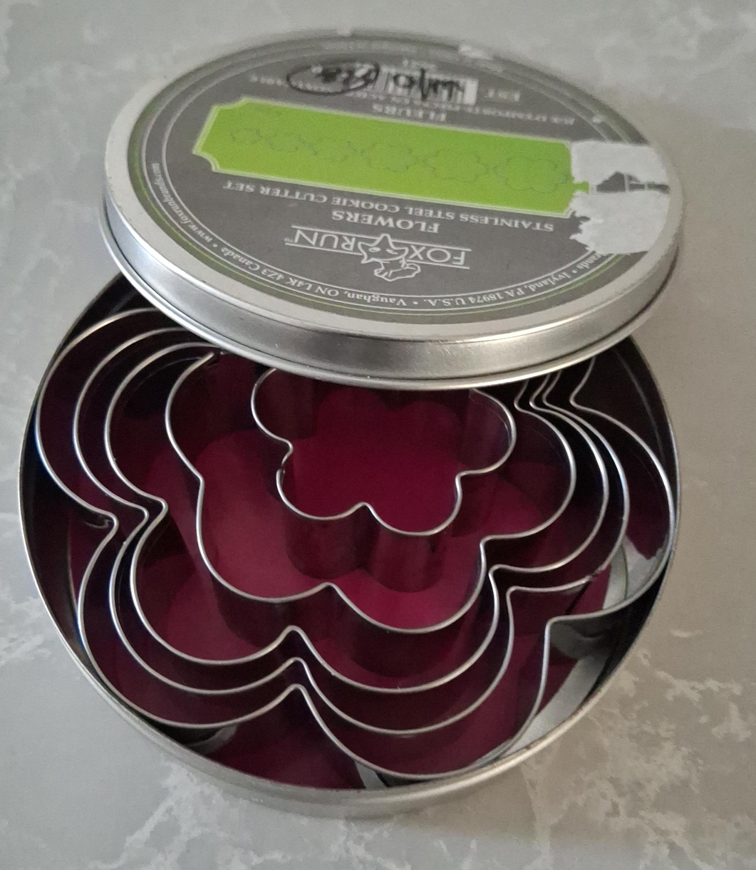 Fox Run Flowers Cookie Cutter Set