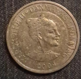 2004 Denmark 20 Kroner Coin