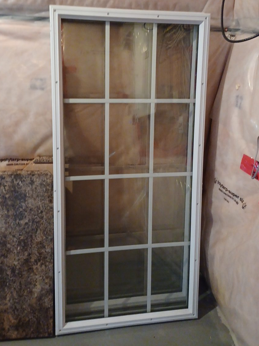White Framed Entry Door inserts thumbnail