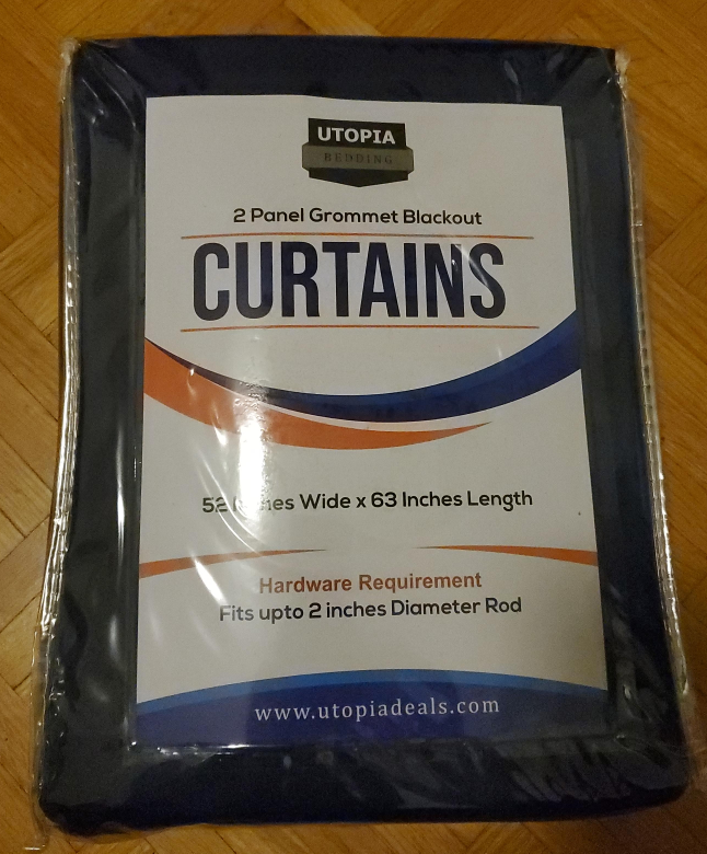 New Utopia Bedding 2 Panel Blackout Curtains thumbnail