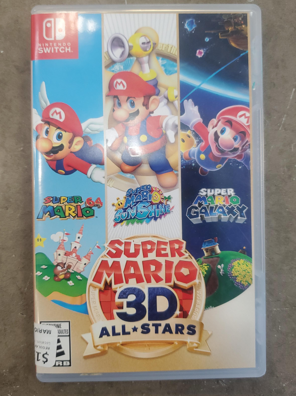 Super Mario 3D All-Stars Nintendo Switch Game thumbnail