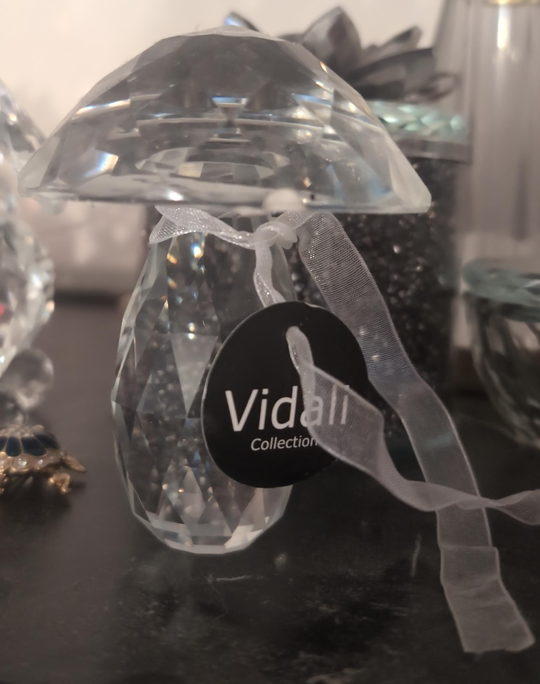 Vidali Collection Crystal Mushroom Decor thumbnail