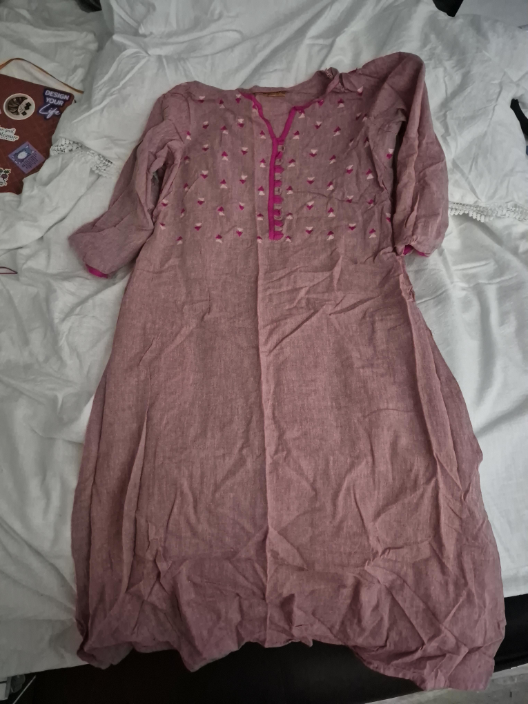 Mauve Kurti Dress🥕 thumbnail