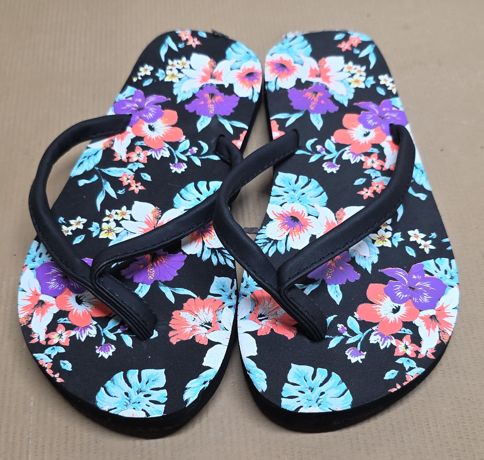Floral Flip Flops - Size 11 thumbnail