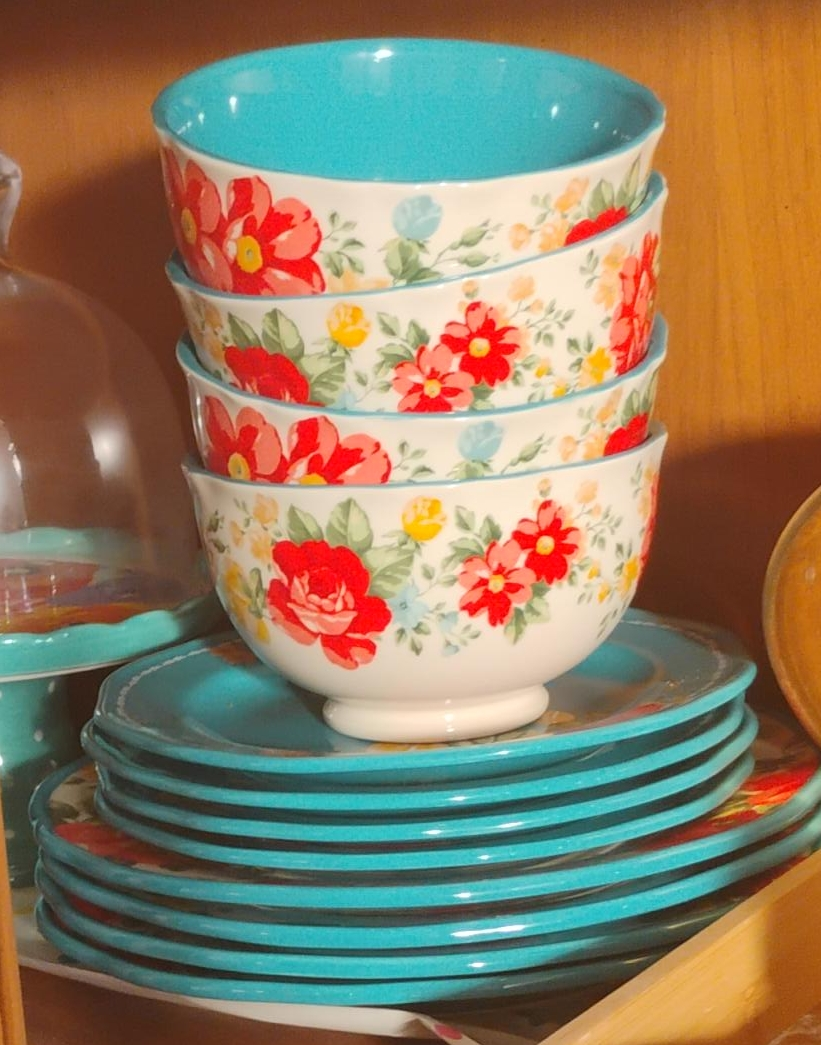 The Pioneer Woman Floral Bowls & Plates Set thumbnail