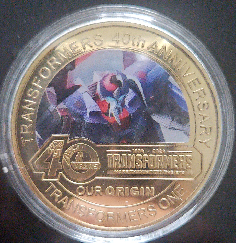 Transformers 40th Anniversary Coin thumbnail