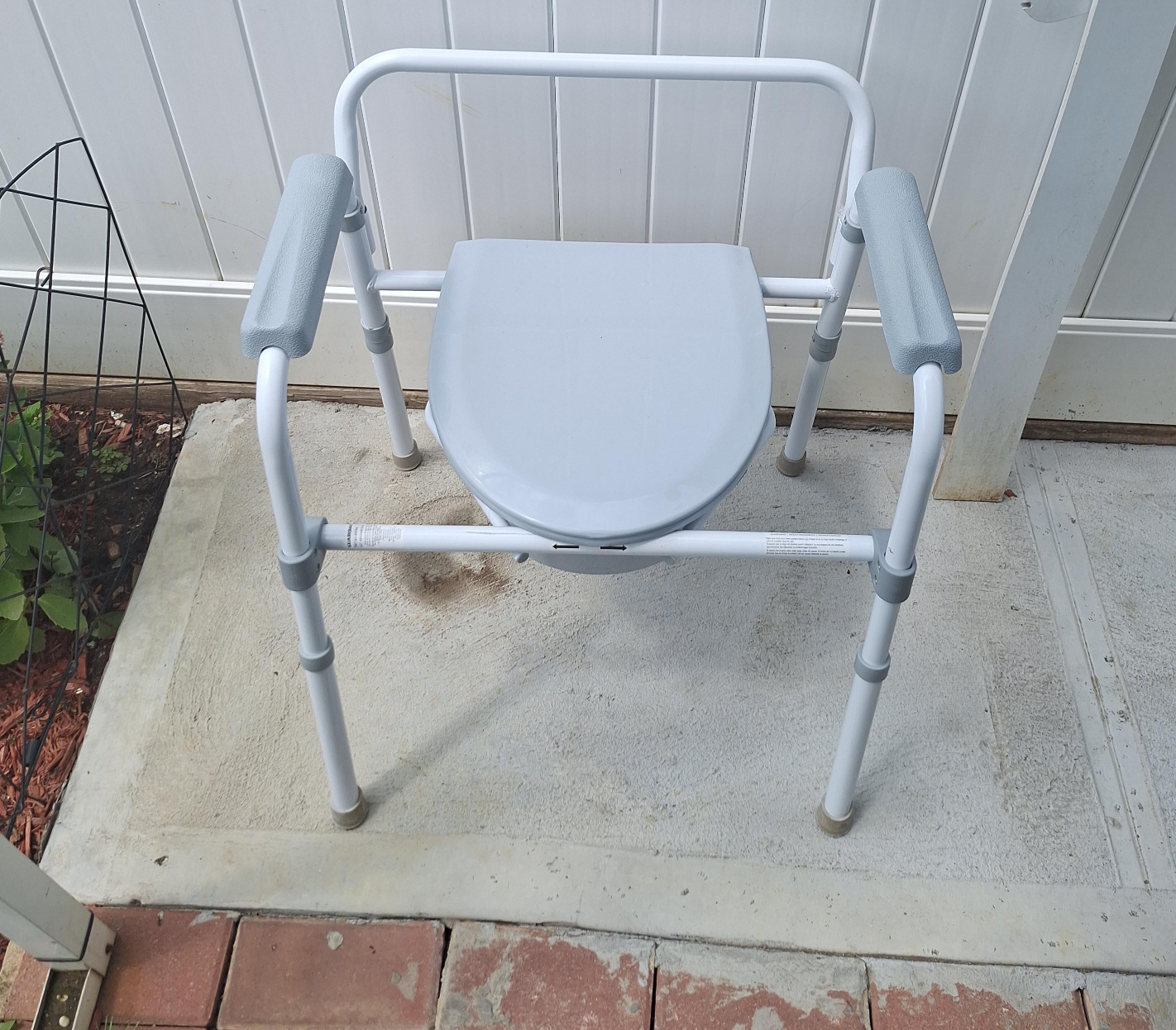 Commode Chair - Gray thumbnail