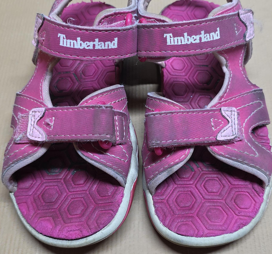 Timberland Pink Sandals - Size 10 Toddler thumbnail