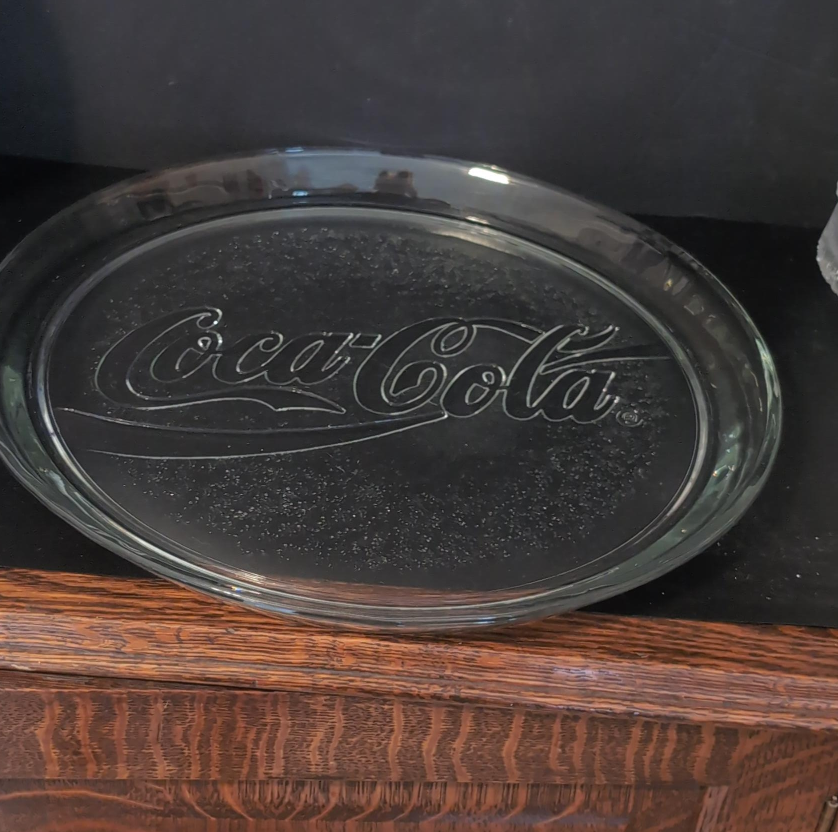 Coca-Cola Glass Serving Tray thumbnail