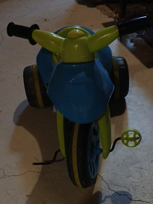 Kids Blue and Yellow Tricycle thumbnail