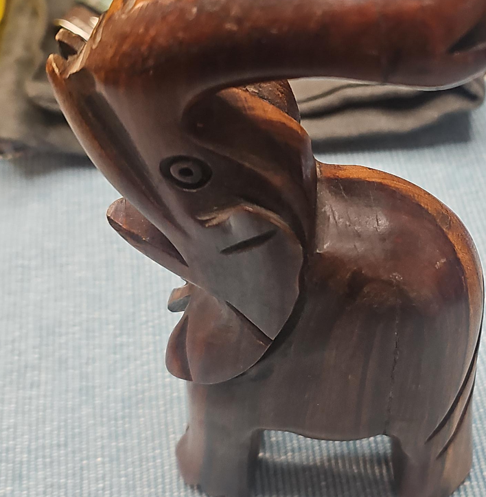 Wooden Elephant Carving