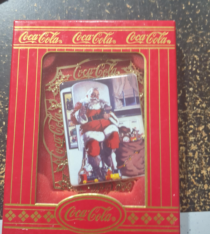 Coca-Cola Santa Ornament thumbnail