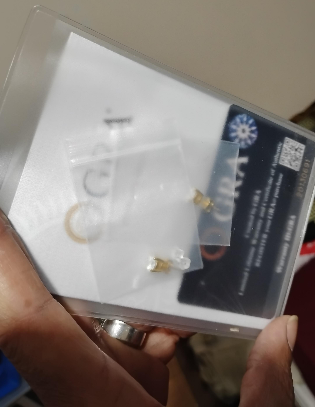 GRA Moissanite Stud Earrings thumbnail