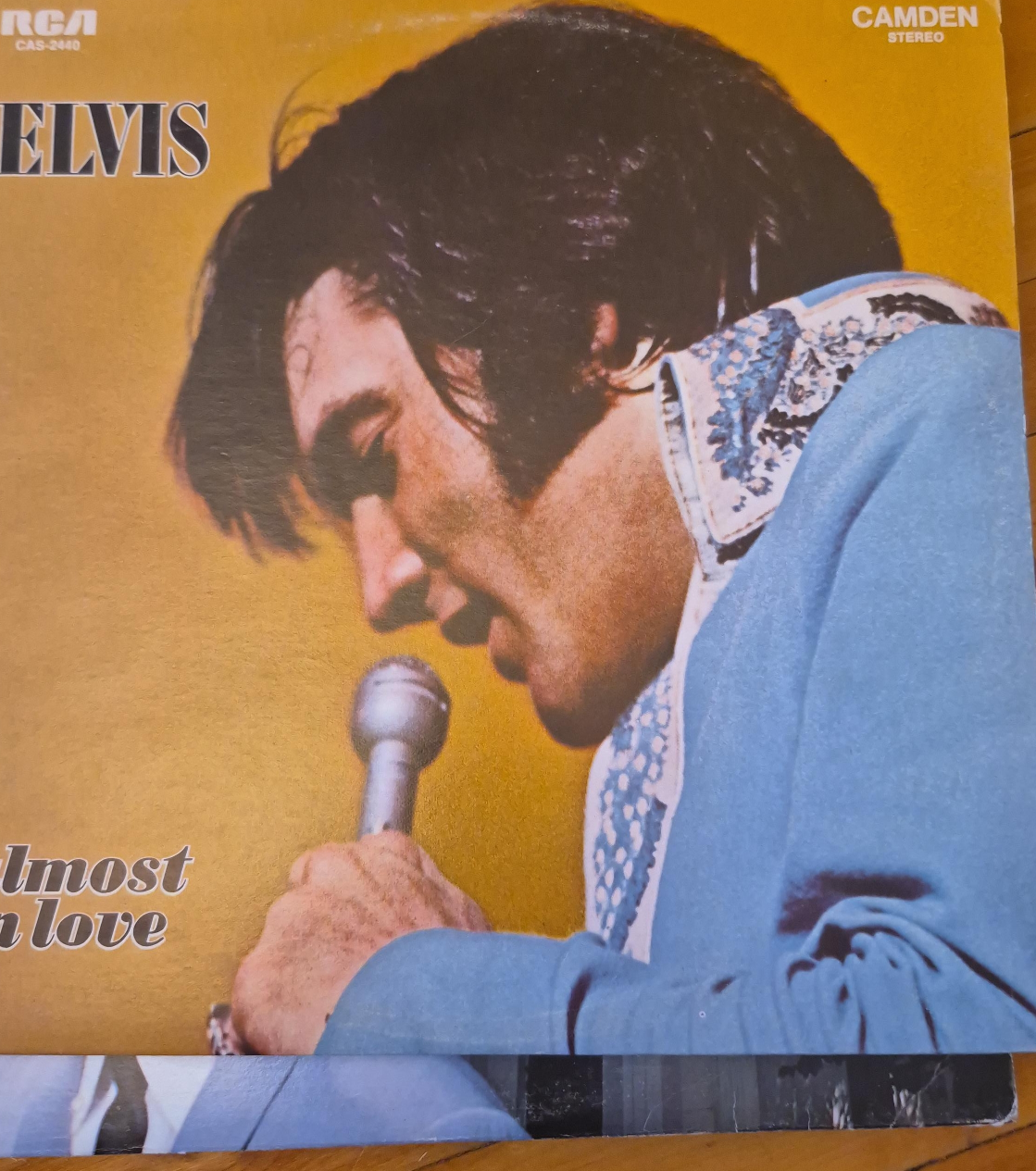 Elvis Presley "Almost In Love" Vinyl Record thumbnail