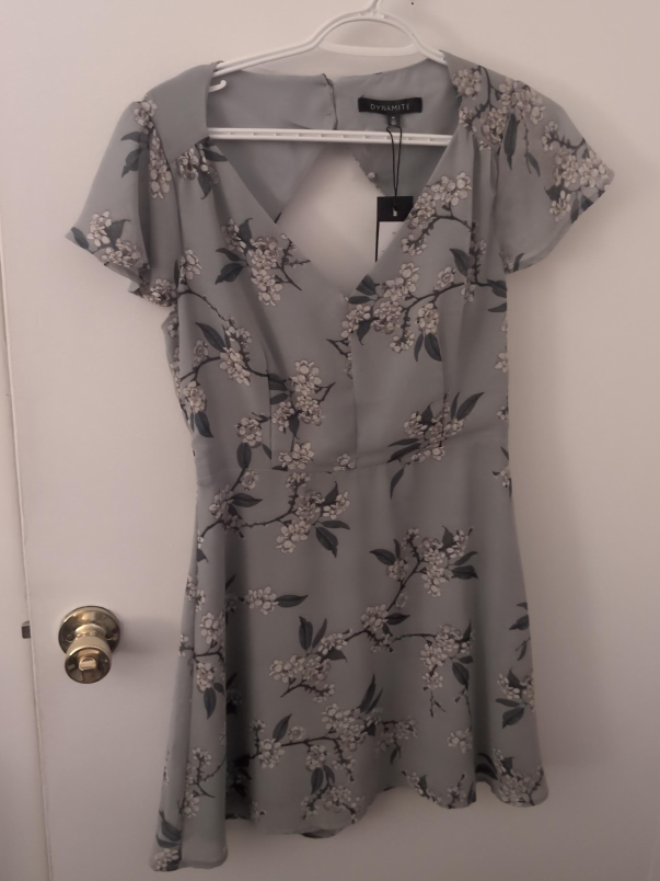 Dynamite Floral Mini Dress - Size S image indicator(1)