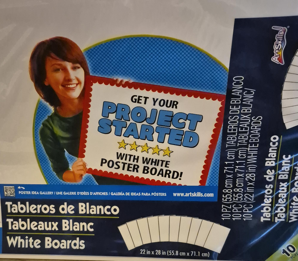 ArtSkills White Poster Boards 22" x 28" thumbnail