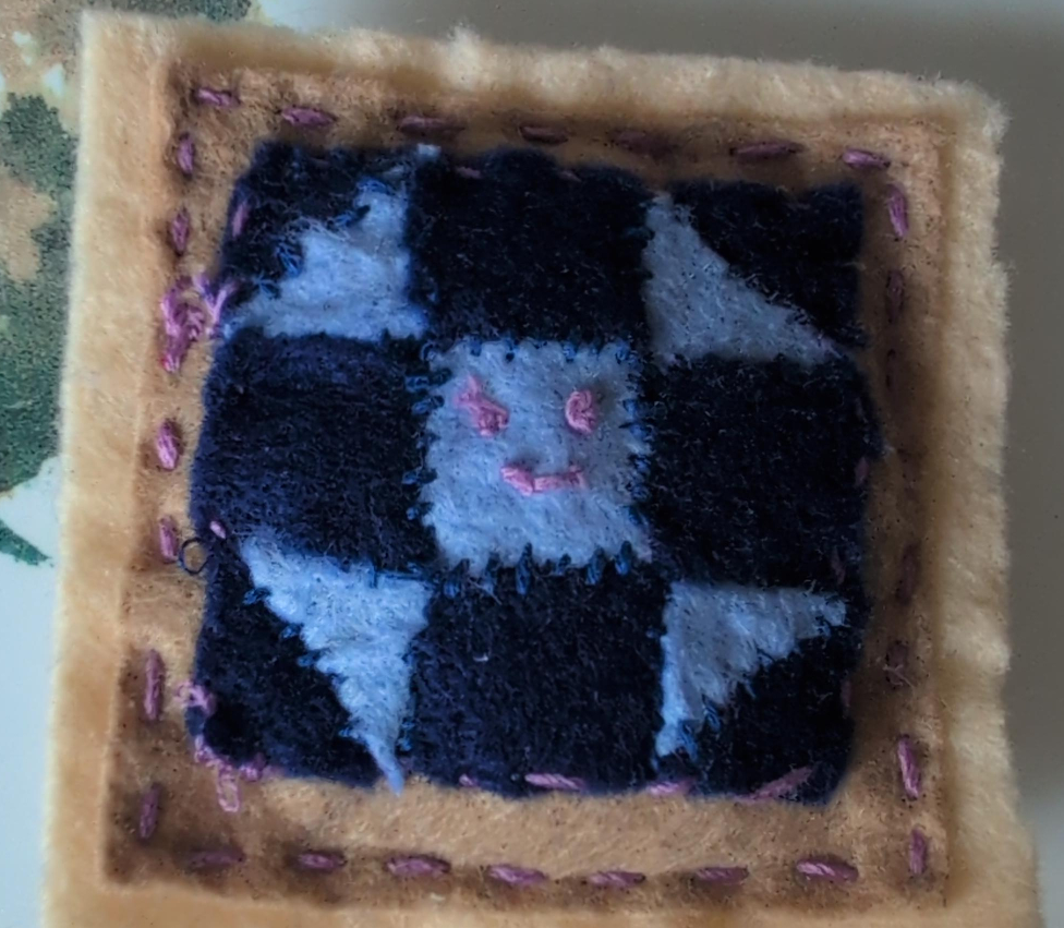 Handmade Felt Patchwork toastie 🧡 thumbnail