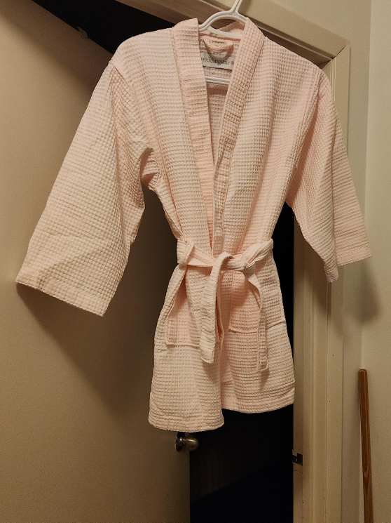 Weddingstar Pink Waffle Robe thumbnail