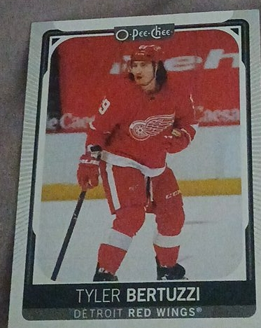 O-Pee-Chee Tyler Bertuzzi Detroit Red Wings Hockey Card thumbnail