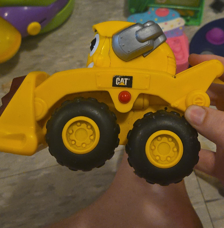 CAT Yellow Toy Bulldozer thumbnail