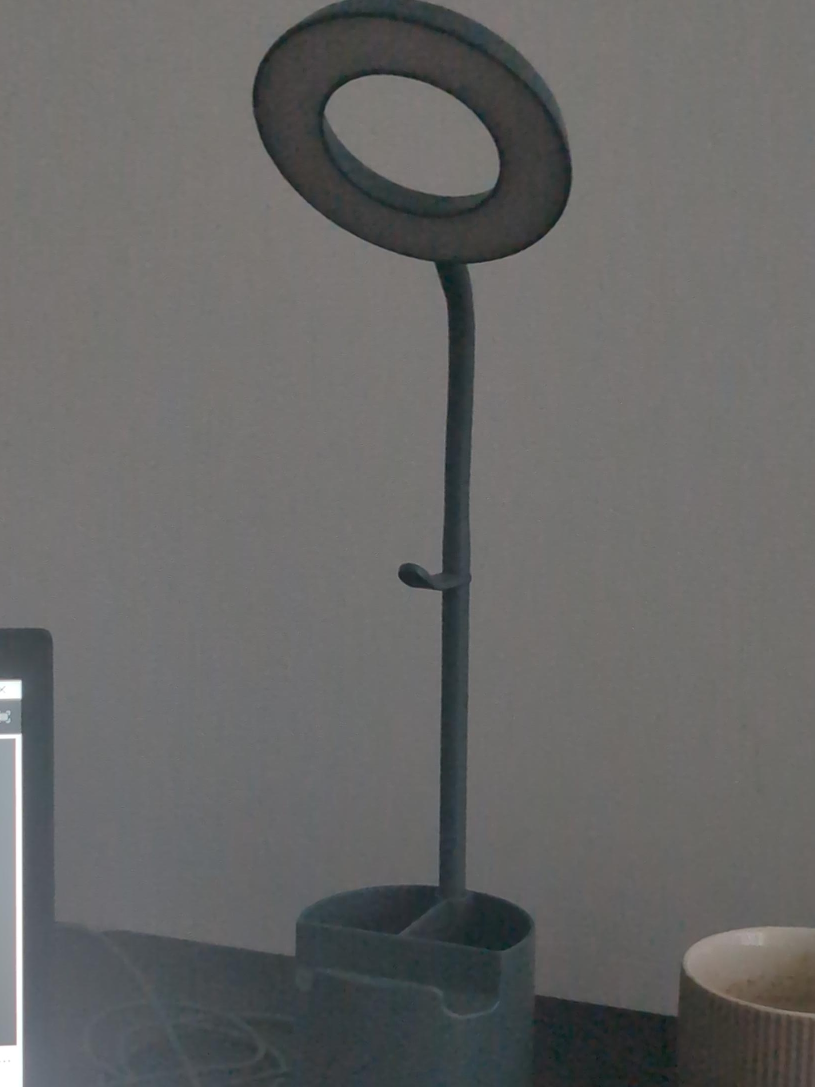 Adjustable Ring Light with Desk Holder