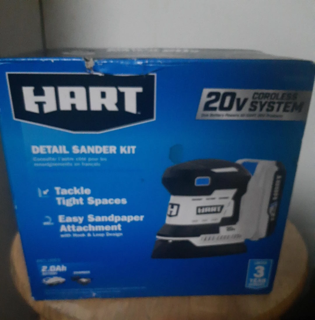 Hart 20V Cordless Detail Sander Kit - New in Box thumbnail