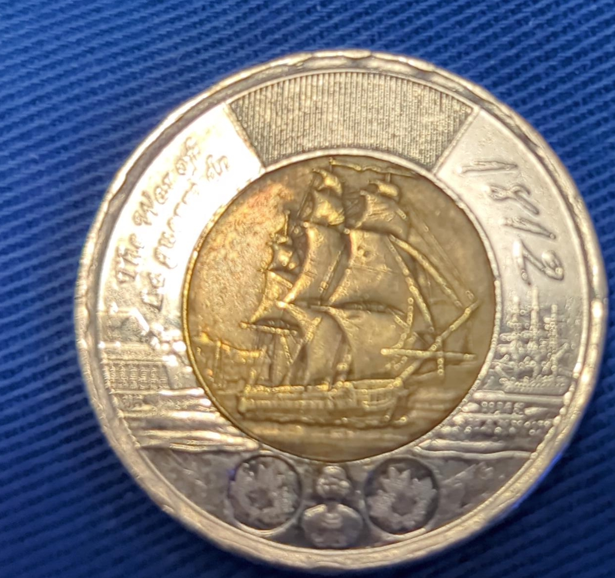 Canadian Toonie 1812 War of 1812 thumbnail