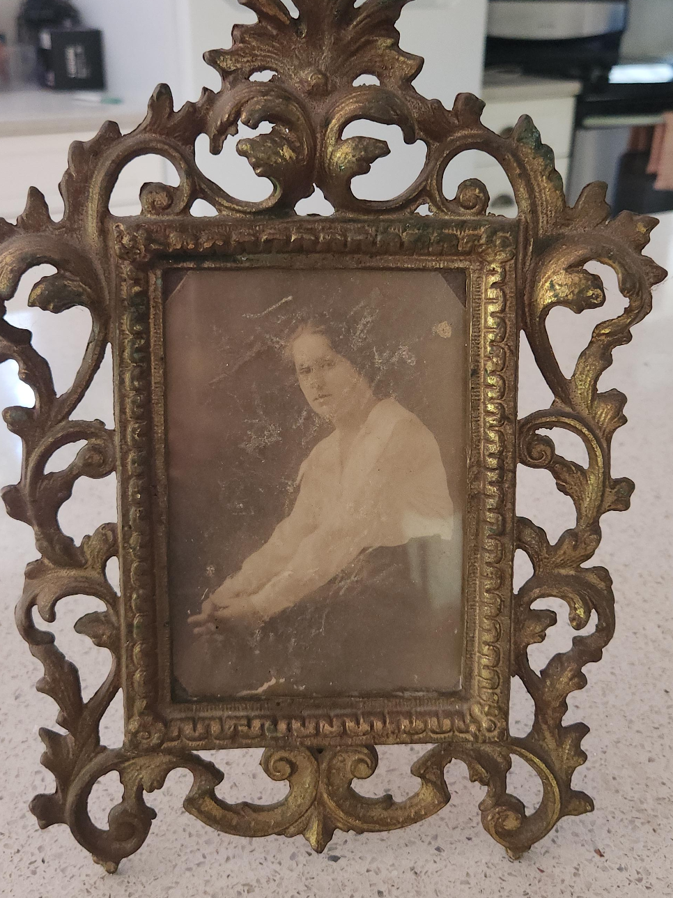 heavy brass photo frame thumbnail