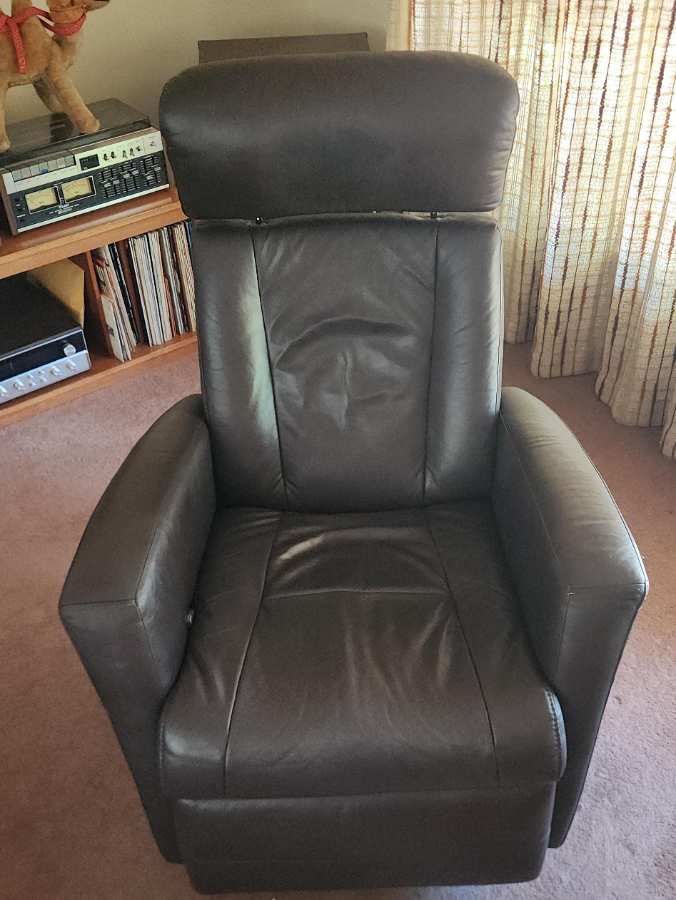 Brown Leather Recliner Chair thumbnail