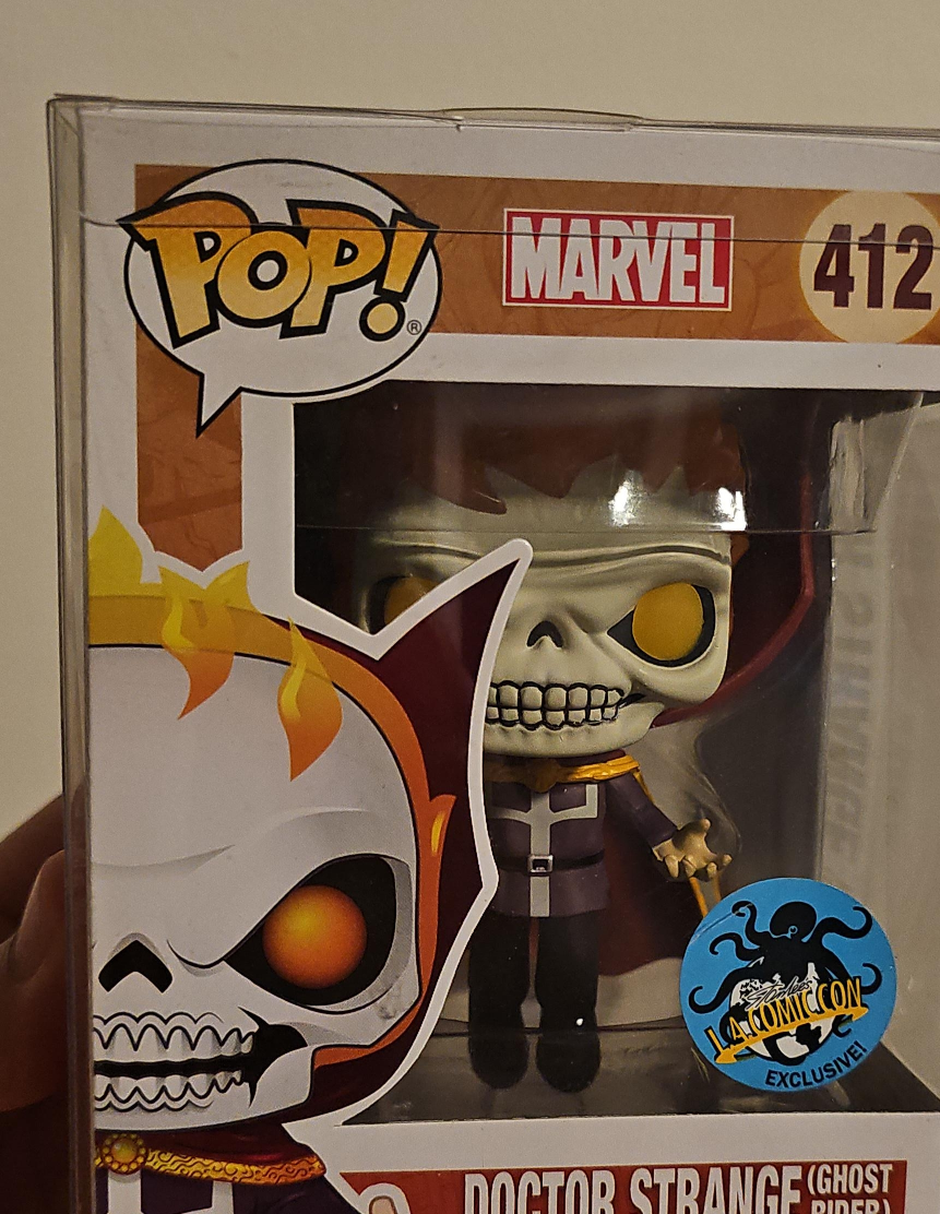 Funko Pop! Marvel Doctor Strange Ghost Rider 412 thumbnail
