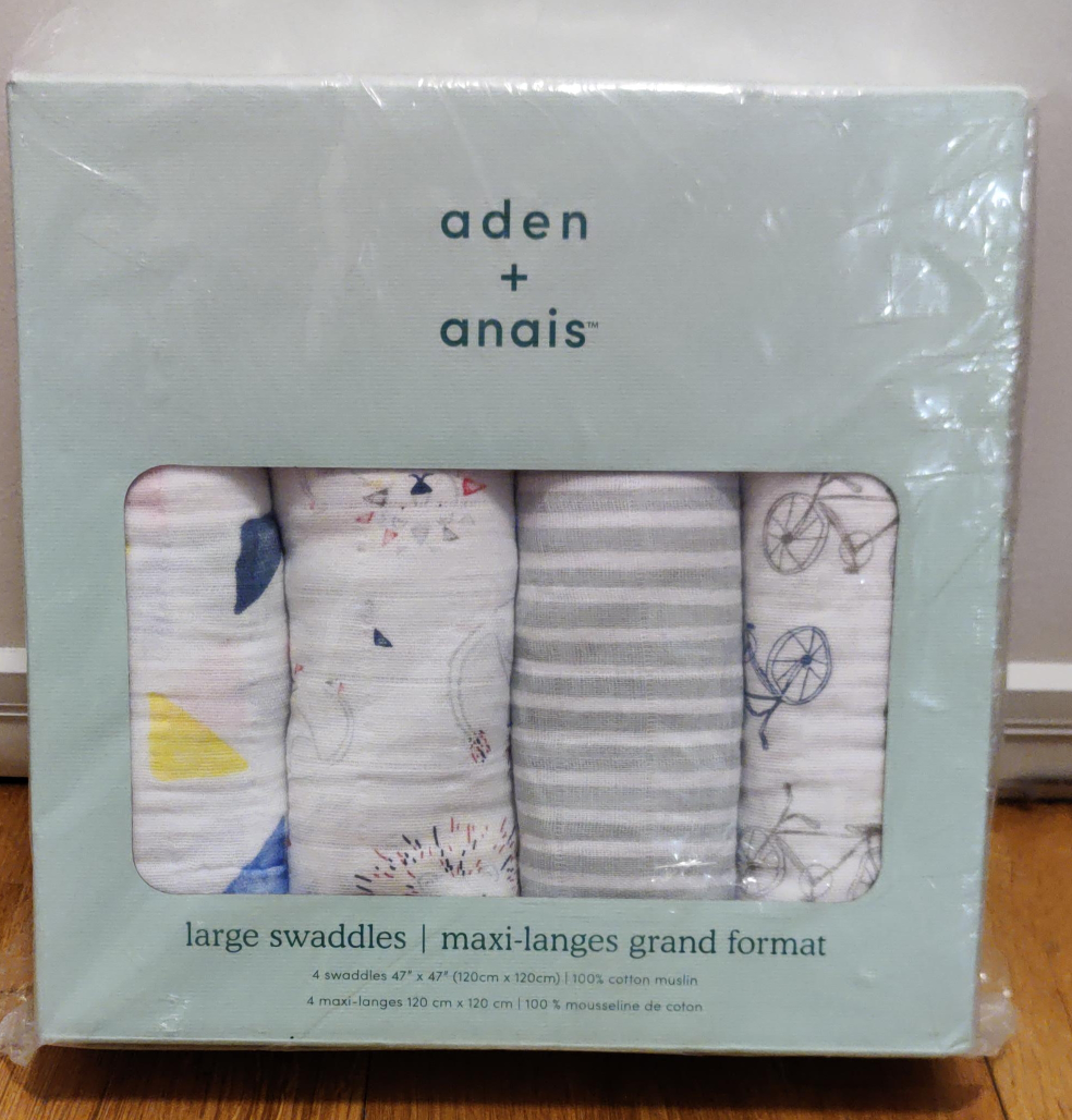 Aden + Anais Large Swaddles (4 pack) thumbnail