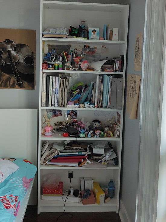 White Bookshelf