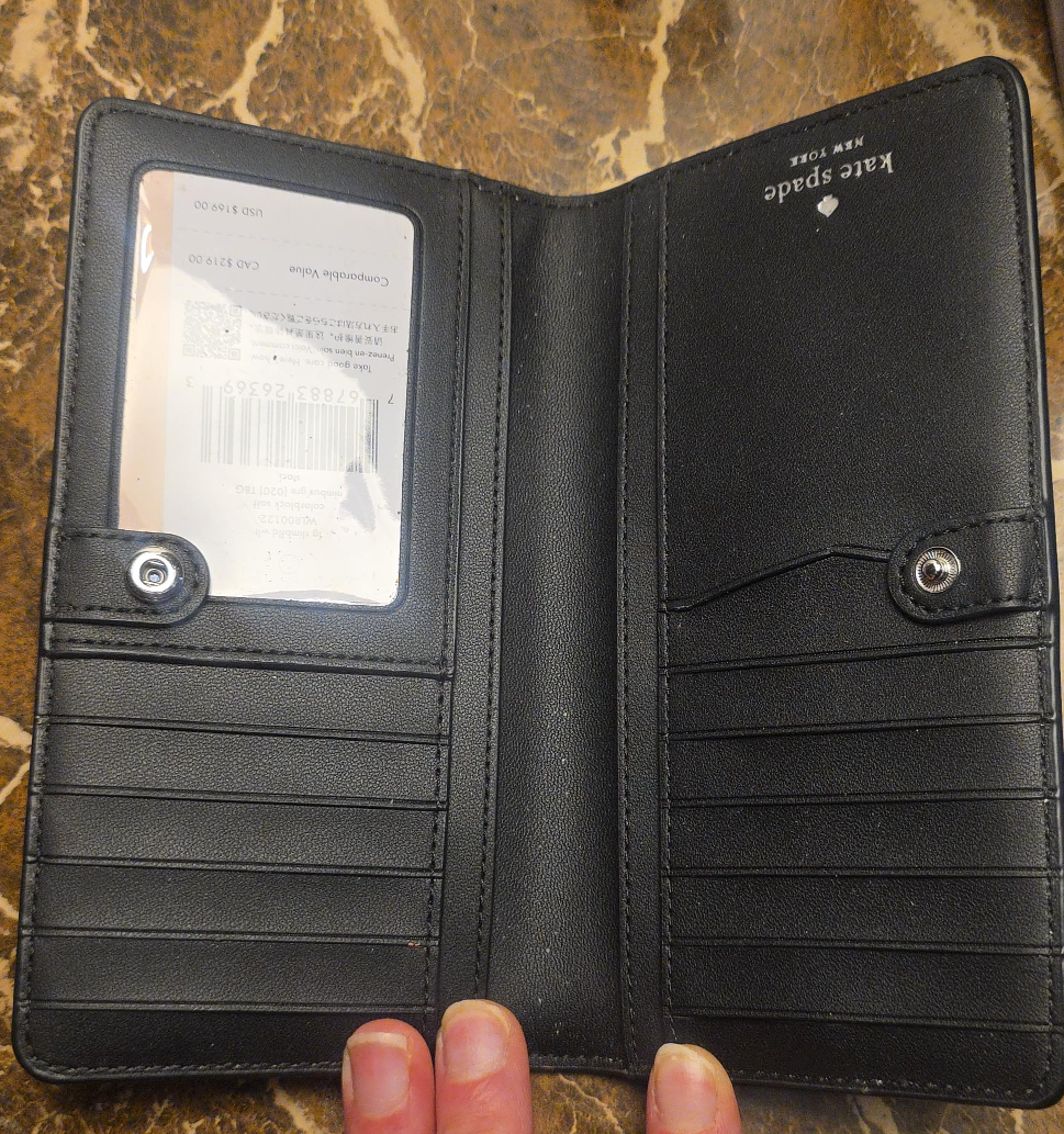 Kate Spade Wallet - Grey & White