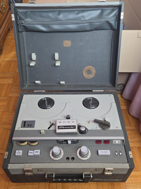 Vintage Sony Stereocorder Reel-to-Reel Tape Recorder thumbnail