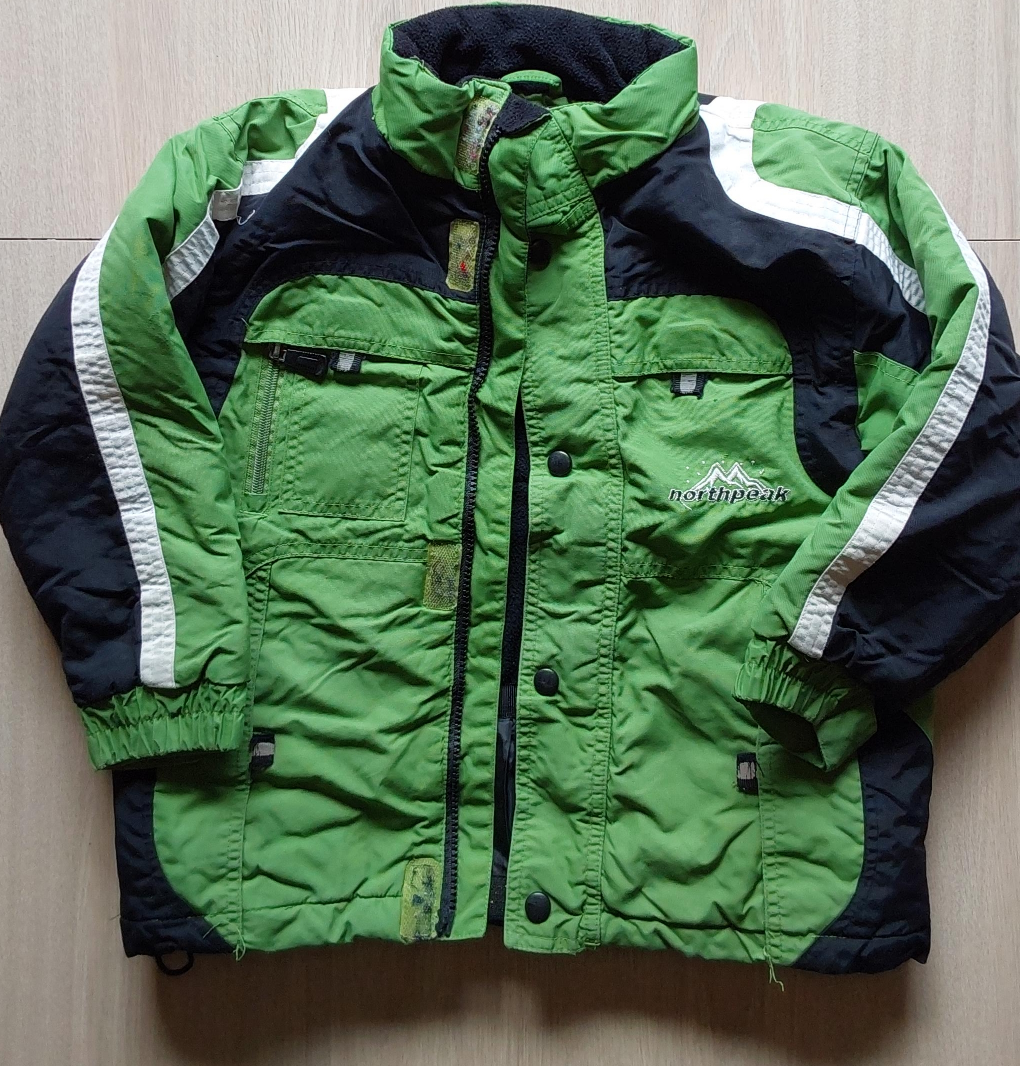 Northpeak Green & Black Winter Jacket image indicator(1)